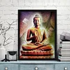Statue de Bouddha - Compl&egrave;te Rond Peinture au Diamant  30*40cm