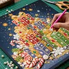 DIY Special Shape Diamond Painting Pearl Art With Inner Frame Kit 25x25cm(Christmas Gift Tree)