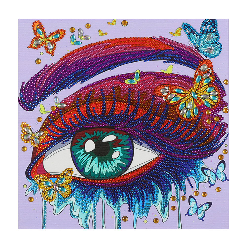 

30*30CM - Special Shaped Diamond Painting - Eye, 501 Original