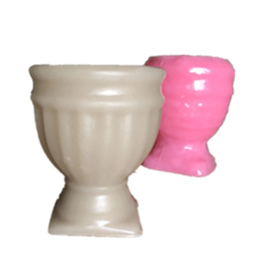 Ceramic Round Silicone Cement Clay Vase Mould DIY Concrete Planter Maker Garden Decoration Flower Pot Molds Resin Craft