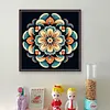Mandala-11CT Stamped Cross Stitch 40*40cm/15.75*15.75in