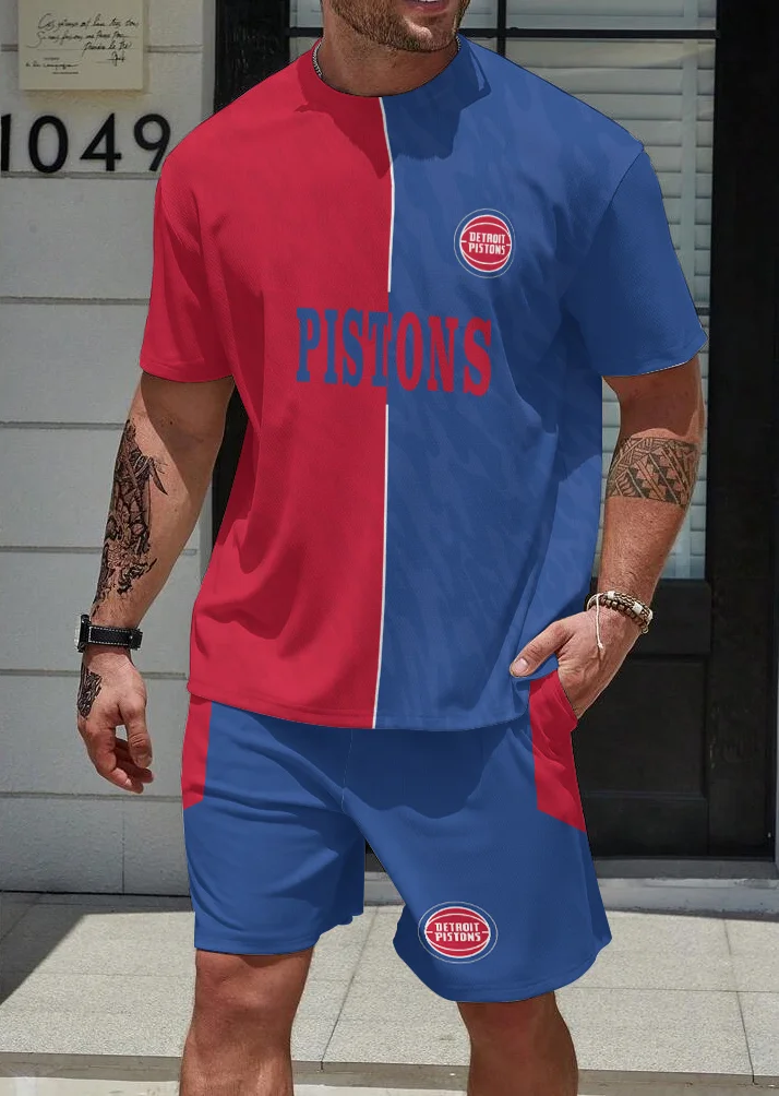 Detroit Pistons Limited Edition Top And Shorts Two-Piece Suits