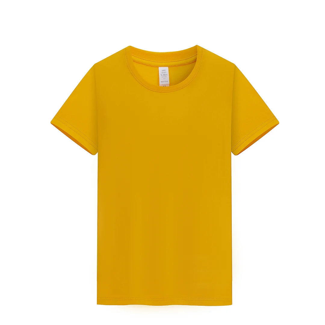 Men's Basic Yellow T-Shirt
