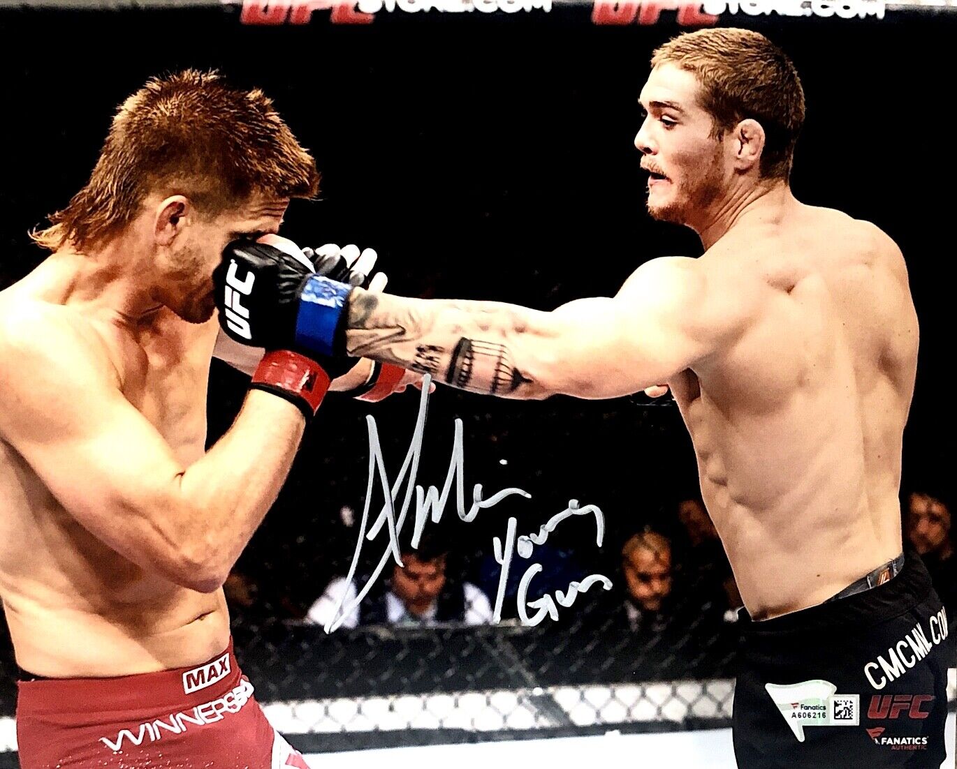 JORDAN MEIN HAND SIGNED AUTOGRAPHED 8X10 UFC MMA Photo Poster painting WITH FANATICS COA 1