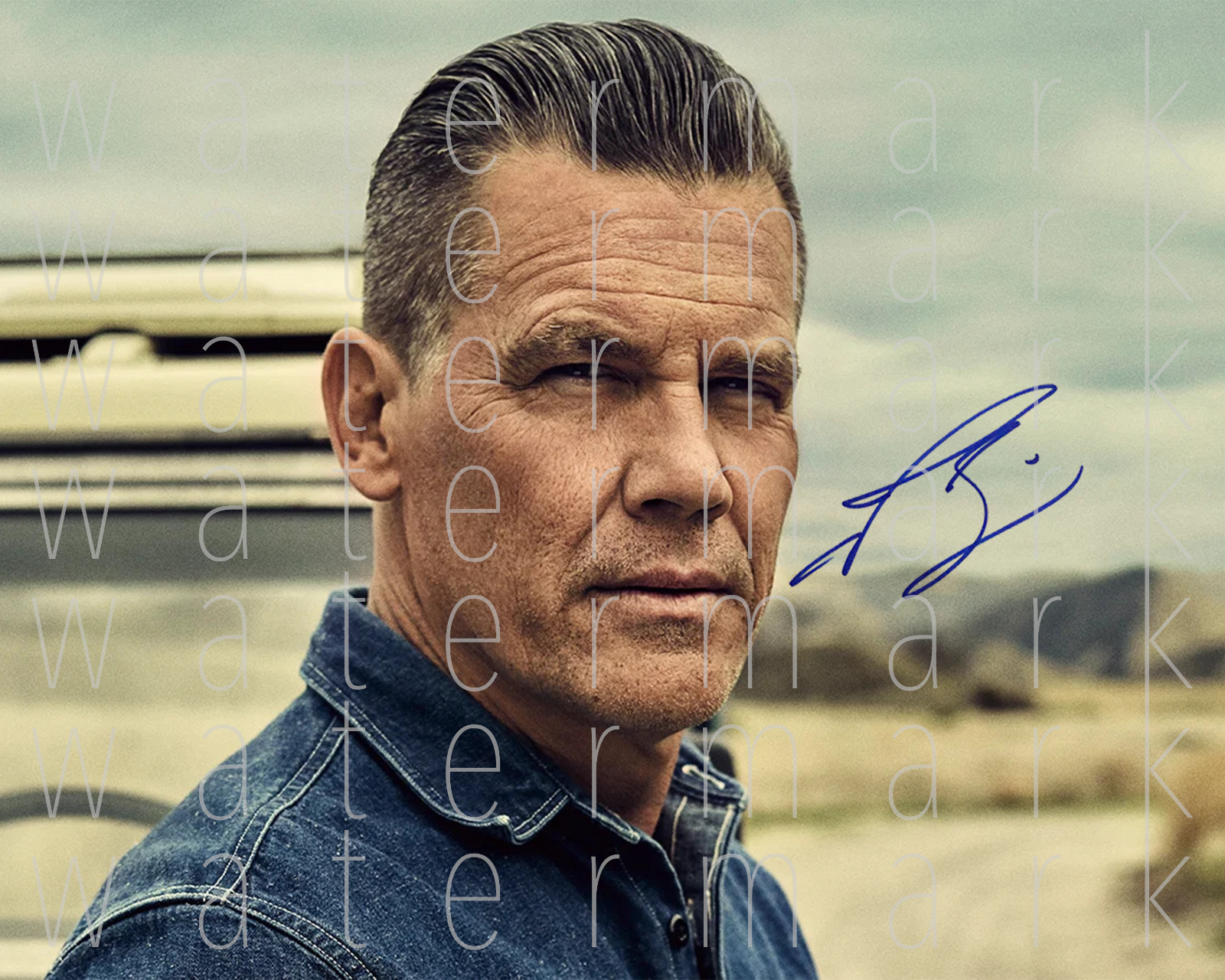 Josh Brolin Thanos Avengers signed 8X10 print poster Photo Poster painting autograph RP