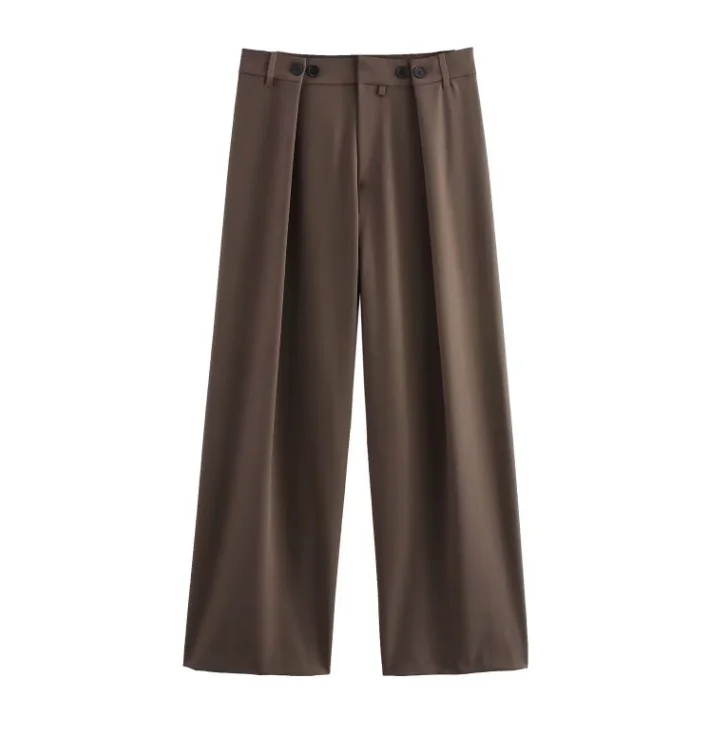 Nigikala Nigikala Women's Explosive Early Autumn Fashion With Belt Straight Suit Jacket + A Variety Of Wear Long