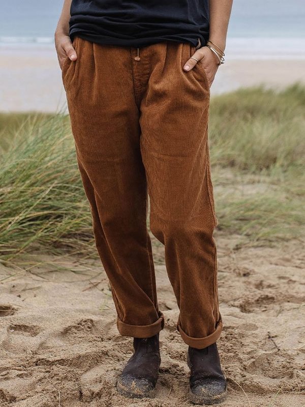 minimalist corduroy vintage women's pants