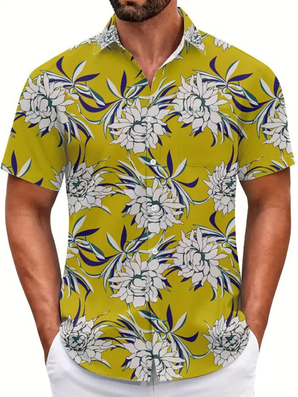 Hawaii West Coast Holiday Style Short Sleeves