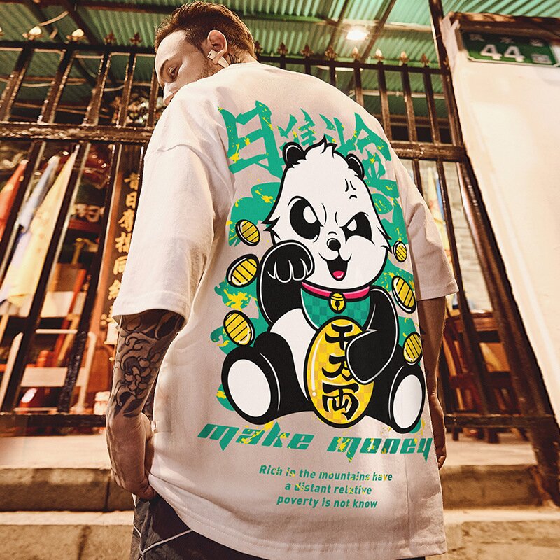 Street Money Panda T-shirt / TECHWEAR CLUB / Techwear