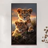 Tiger-11CT Stamped Cross Stitch 40*65cm(Big Size)