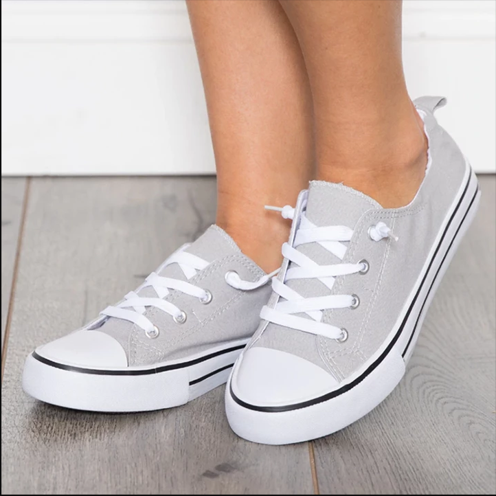 Women Canvas Sneakers Casual Comfort Plus Size Shoes shopify Stunahome.com