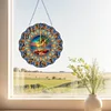 DIY Beach Coconut Tree Diamond Painting Special Shape Hanging Clock