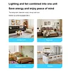 40w/200-2000lm Small Ceiling Fan with Lights with Remote Control Breeze Fan Light Three Color Temperature Options for Living Room Study & Household Use