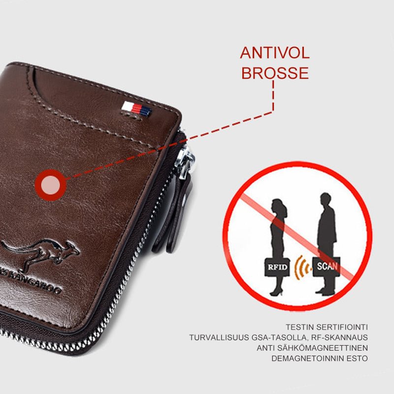 RFID-suojattu lompakko