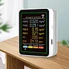 6-in-1 Air Quality Meter Real-Time CO2 Tester HCHO Detector for Home Cars Plants