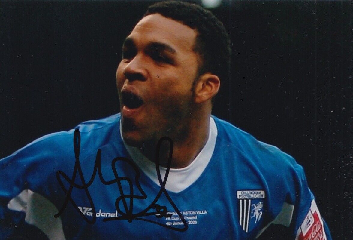 ANDY BARCHAM HAND SIGNED 6X4 Photo Poster painting GILLINGHAM FOOTBALL AUTOGRAPH