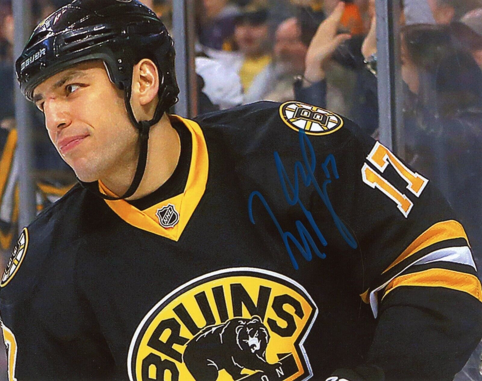 ~~ MILAN LUCIC Authentic Hand-Signed Boston Bruins