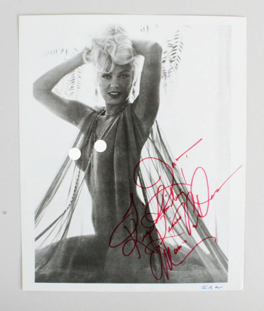 Mamie Van Doren Signed Photo Poster painting 8x10 - COA JSA