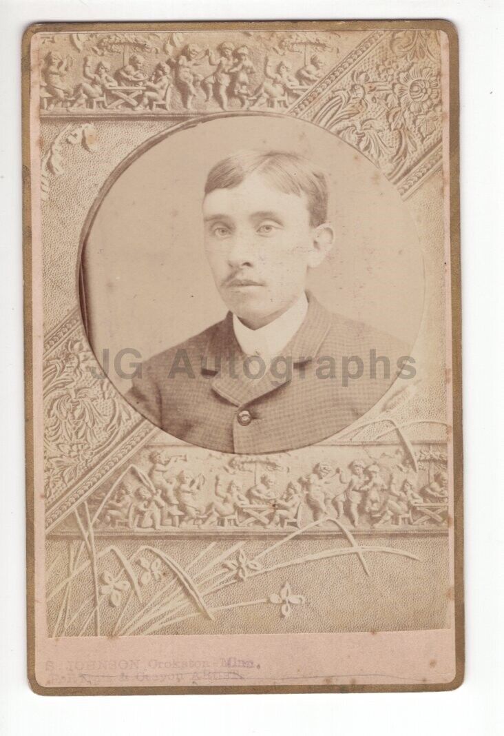 19th Century Gentleman - Cabinet Card Photo Poster painting - Crookston, Minnesota