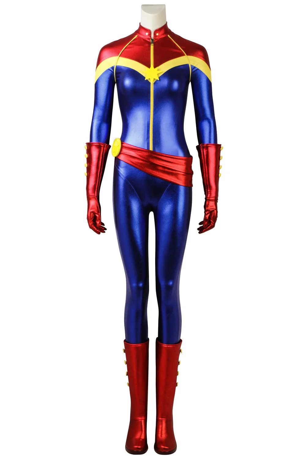 Marvel Captain Marvel Carol Danvers Cosplay Costume
