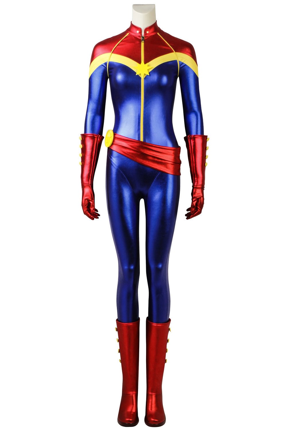 Marvel Captain Marvel Carol Danvers Cosplay Costume