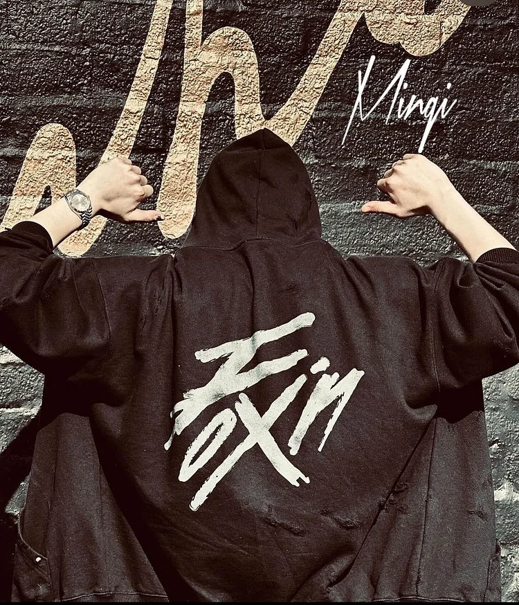 Ateez Mingi Fix On Hoodie