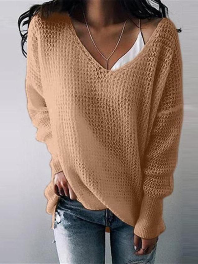 Women Long Sleeve V-neck Graphic Floral Printed Top