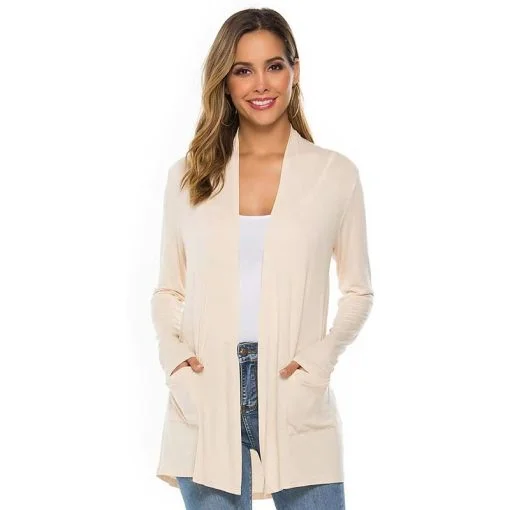 🔥 Last Day Promotion 49% OFF💕Women&rsquo;s Casual Lightweight Open Front Long Sleeve Cardigans