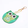 5pcs DIY Bird Full Drill Special Shaped Diamond Painting Keychains Pendant