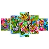 (100*50cm)Butterfly Flower - Full Round Drill Diamond Painting