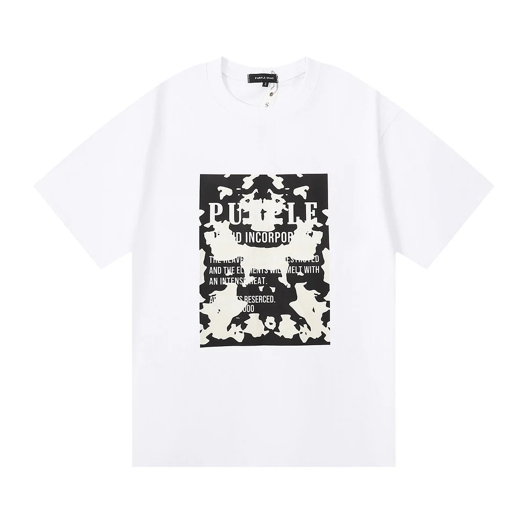 Purple 2023 new fashion T-shirt short sleeves