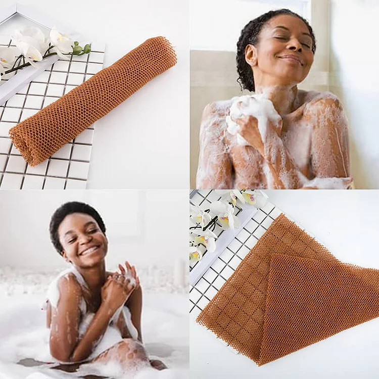 Rub back bubble towel