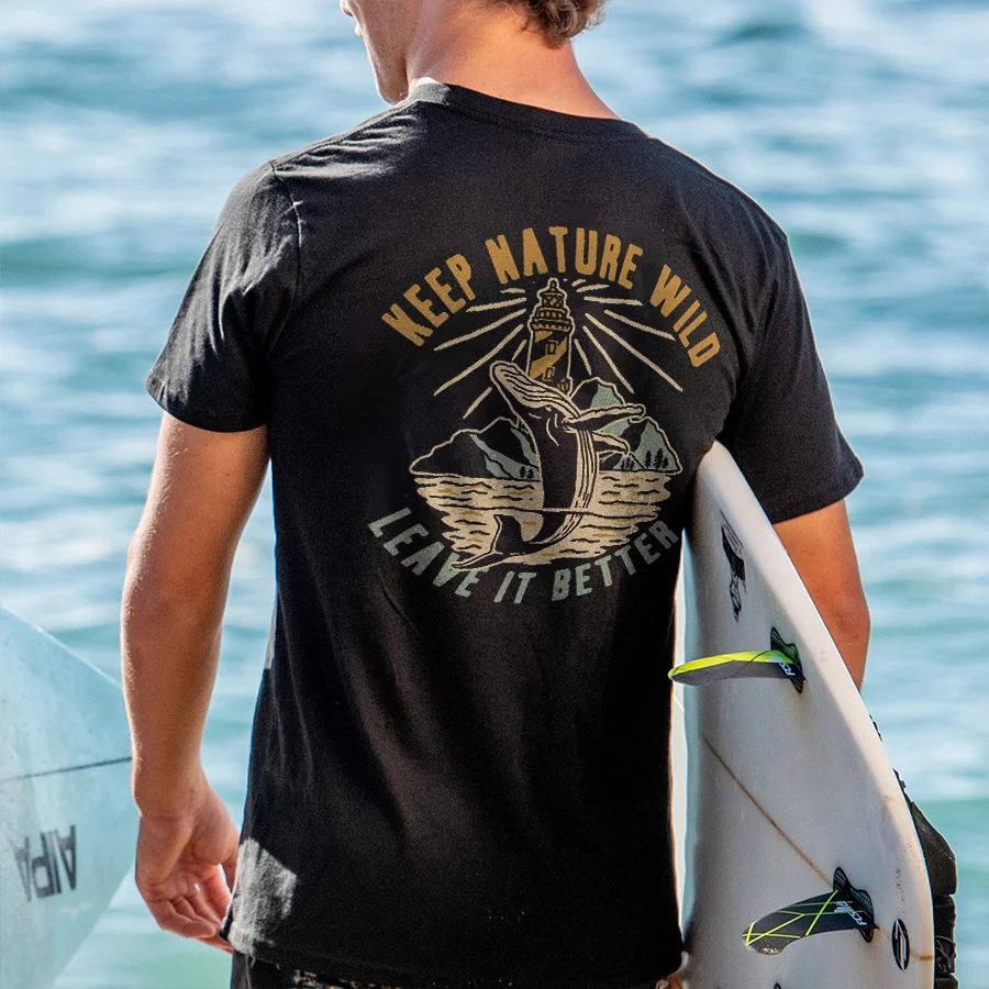 Keep Nature Wild Printed Men's T-shirt