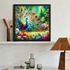 Diamond Painting-DIY Full Round Drill Peacock(40*40CM)