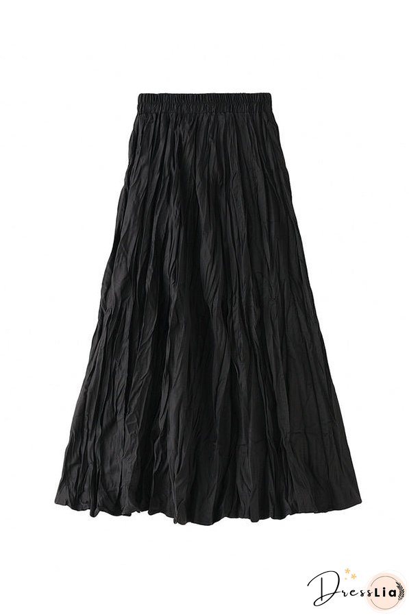 A-line mid-length winter skirt with sweater