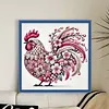Chicken-11CT Stamped Cross Stitch 40*40cm/15.75*15.75in tapestrymarket