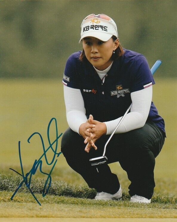 AMY YANG SIGNED LPGA GOLF 8x10 Photo Poster painting #1 Autograph PROOF