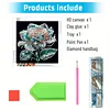 Rose speziell geformte 5D-DIY-Teilbohrer-Diamanten-Punkte-Edelstein-Kunst-Kits f&uuml;r Erwachsene Anf&auml;nger Wohnaccessoires Diamanten-Gem&auml;lde Edelstein-Kun