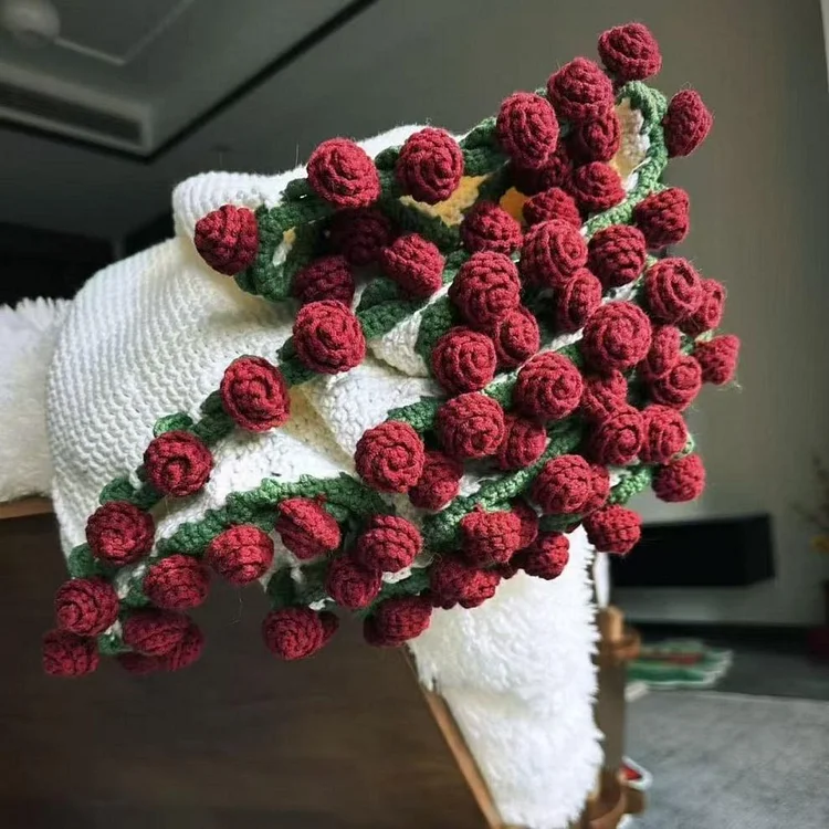 DIY Handmade Crochet Bouquet Blanket