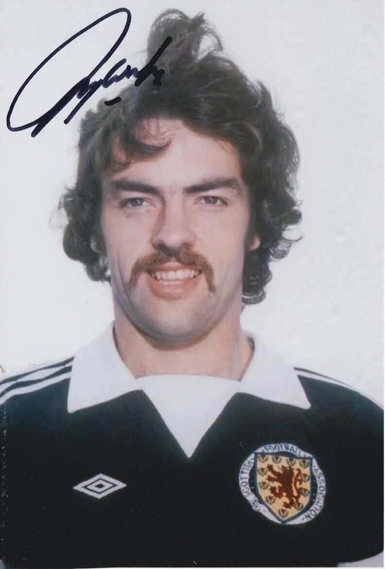 JOHN WARK HAND SIGNED 6X4 Photo Poster painting SCOTLAND FOOTBALL AUTOGRAPH