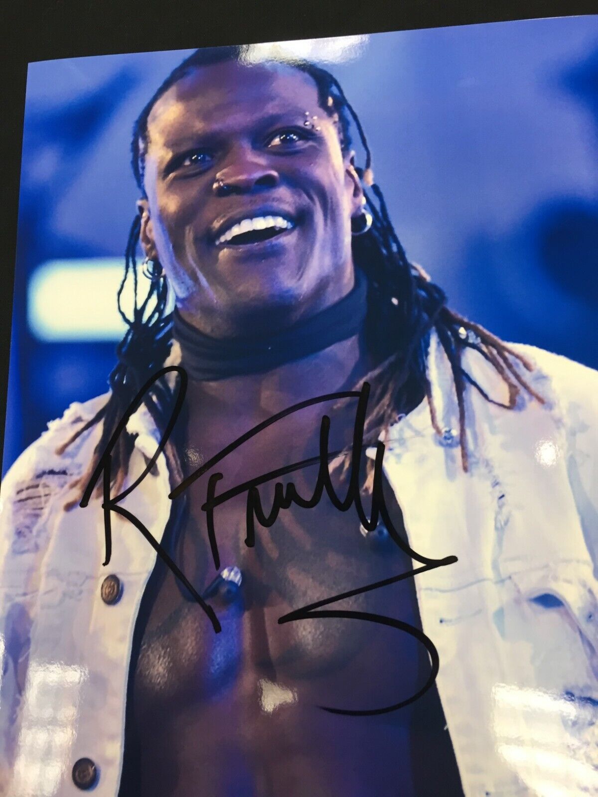 R TRUTH WWE Signed Autographed 8x10 Photo Poster painting