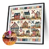 Diamond Painting-DIY Full Round Drill House(40*40CM)