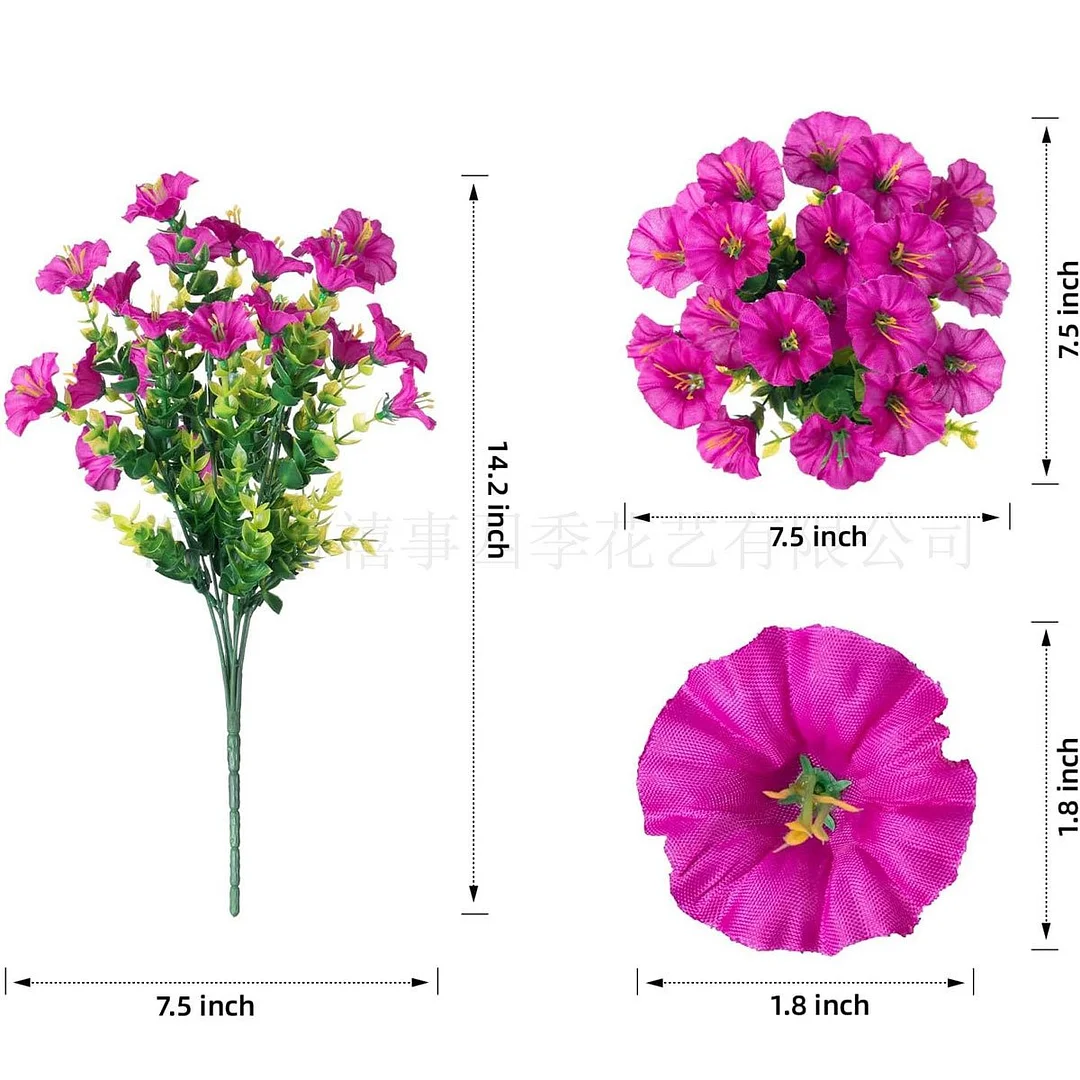 🔥Last Day 50% OFF🌸 Spring Summer Home Decoration - 🌿 Fake Silk Colorful Morning Glory