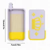 Crown Flip Cover Diamond Painting Sorting Tray with Spout (Lavender)