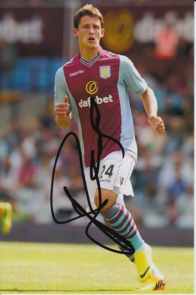 ASTON VILLA HAND SIGNED ALEKSANDAR TONEV 6X4 Photo Poster painting 1.