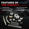 Engine Timing Chain Kit w/Water Oil Pump Fit for Frontier Pathfinder/Xterra 2005-2010 4.0L 3954CC VQ40DE Chains Automotive Time Parts Set Replace 13028-ZK01C13028-ZK01C 13028-ZS00A 13091-ZK00A