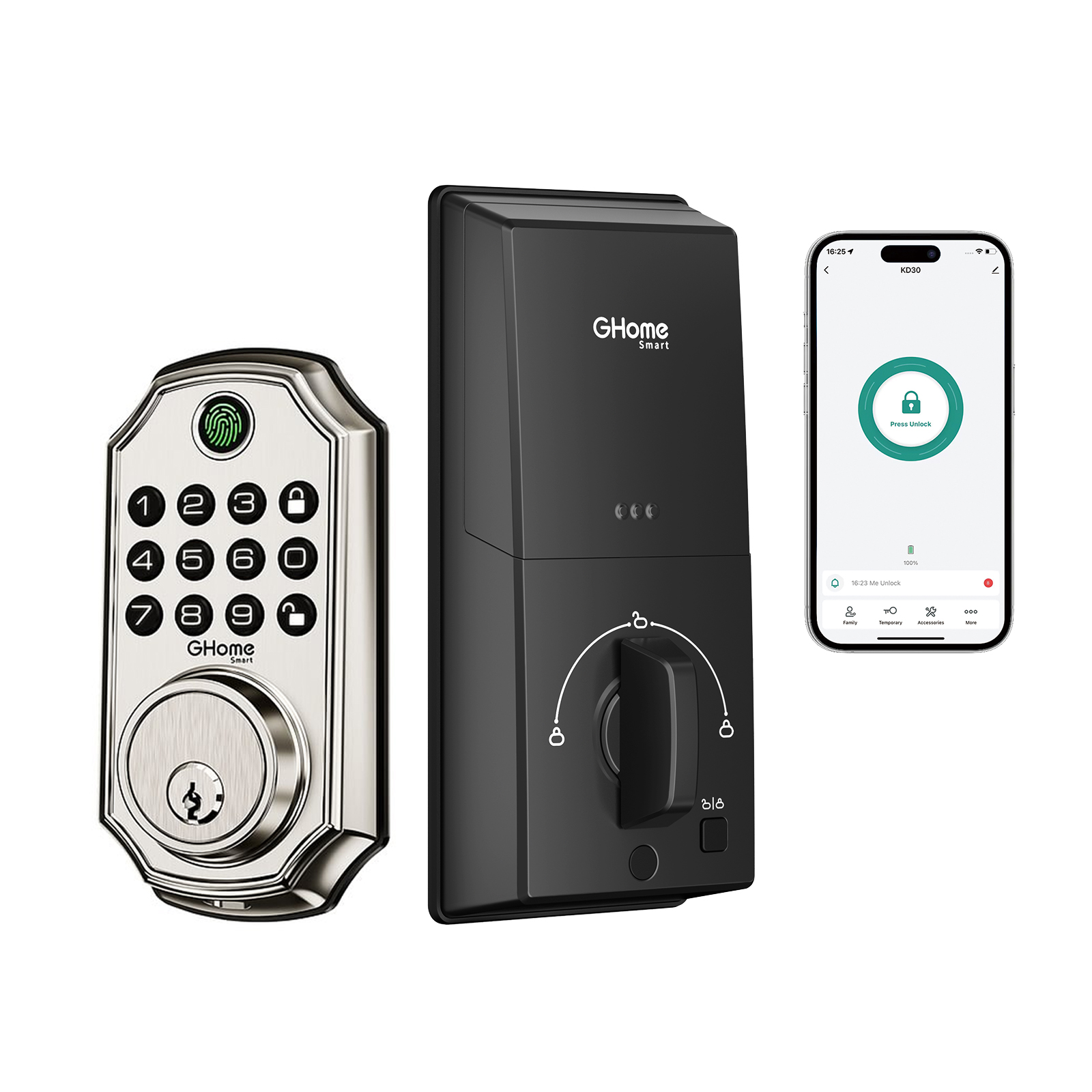 Fingerprint Door Locks GHome Smart KD30