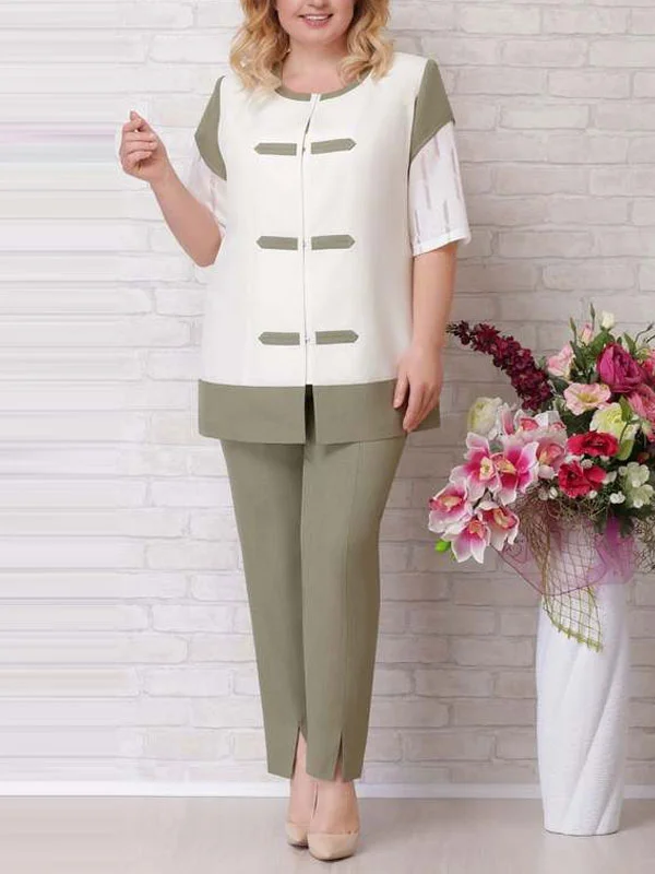 Simple and elegant lady suit