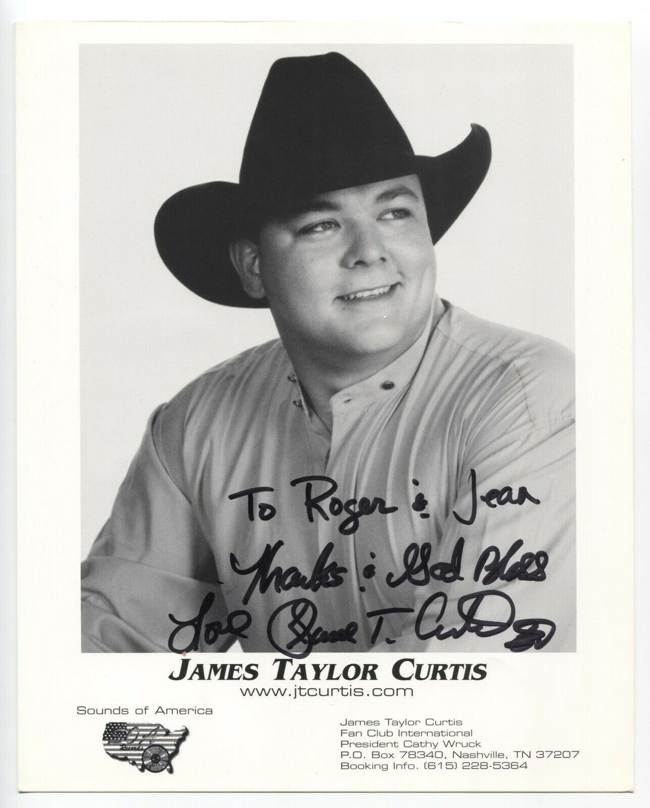 James Taylor Curtis Signed 8x10 Inch Photo Poster painting Autographed Signature Country Singer