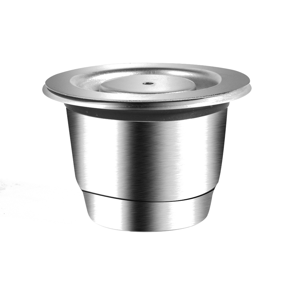 

Reusable Stainless Steel Refillable Coffee Capsule + Tamper for Nespresso, 501 Original